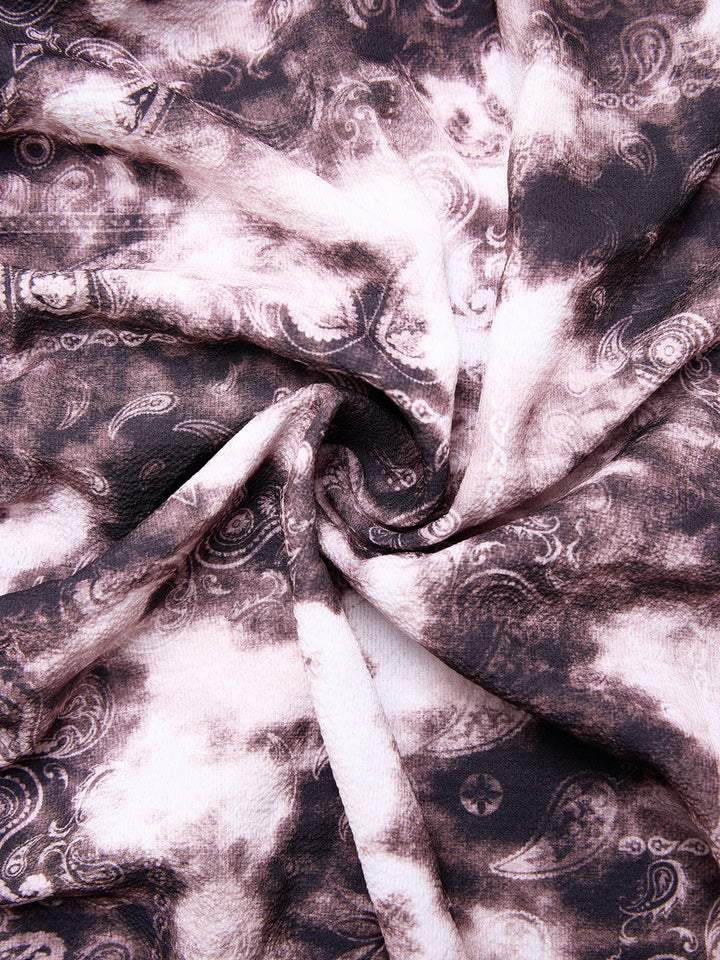 A Line Casual Paisley Frill Women Skirt