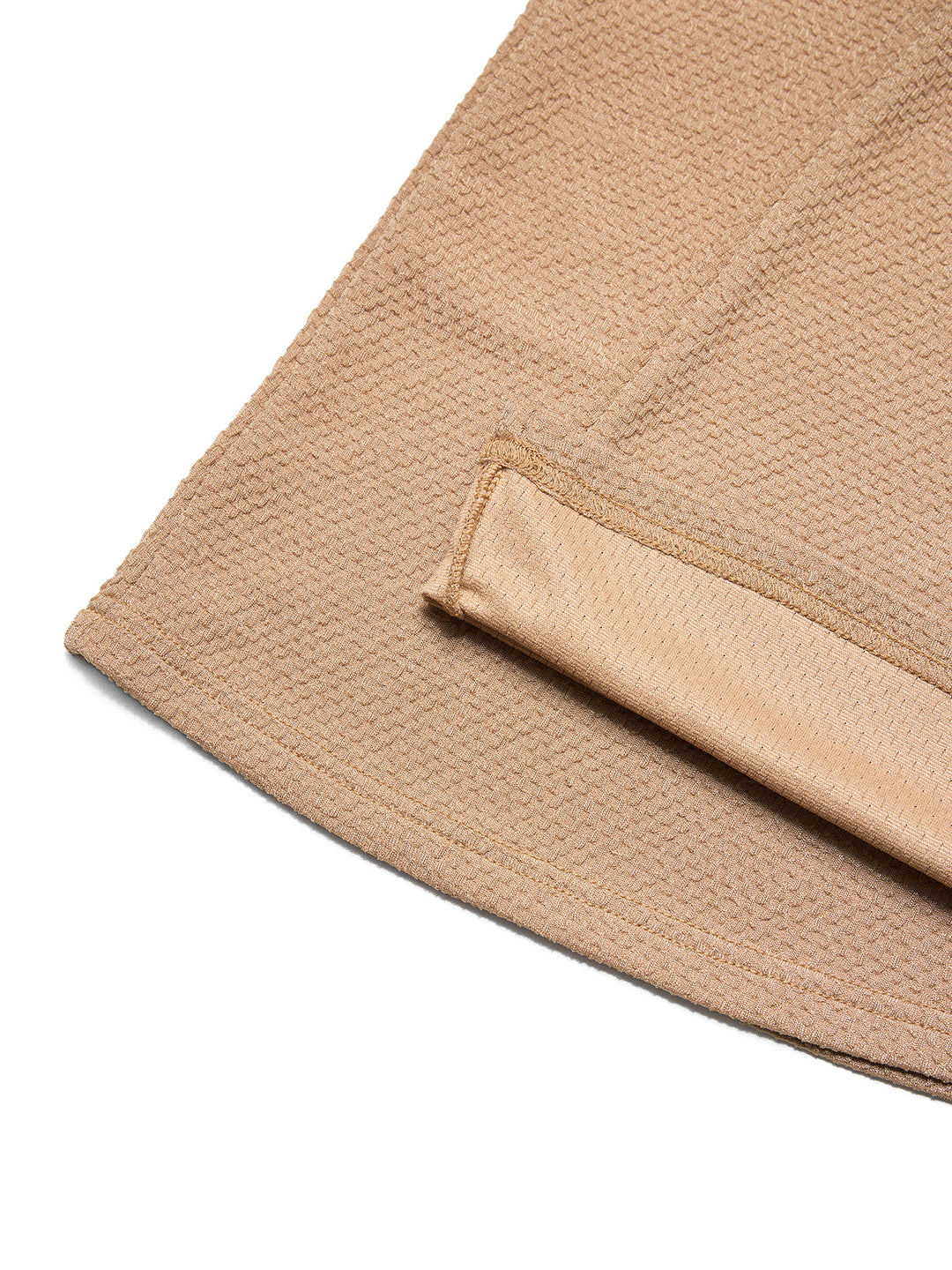 Mujeres de tela de textura plana casual para mujeres acampanadas
