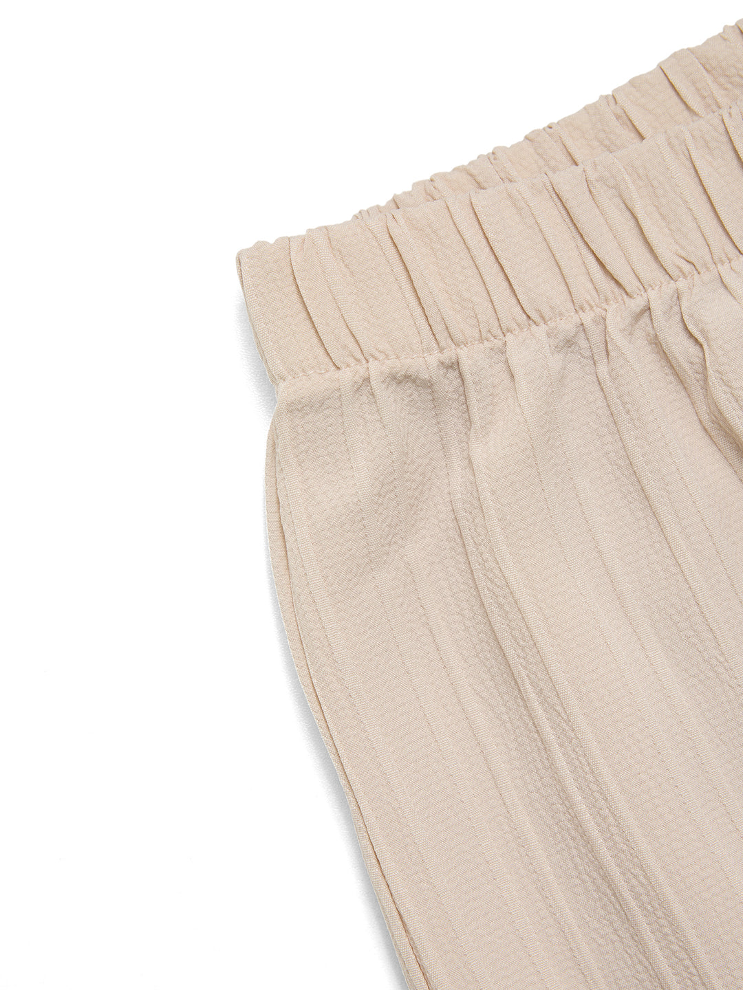 Letra informal Ruchada Ruchada V Neck Women Mujeres Trajes de dos piezas