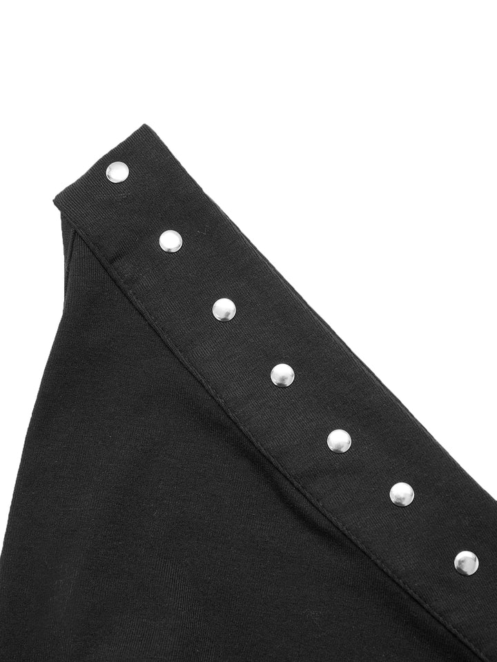 Casual Kune Neck ärmelloses gesternte Frauen Tanktops und Camis