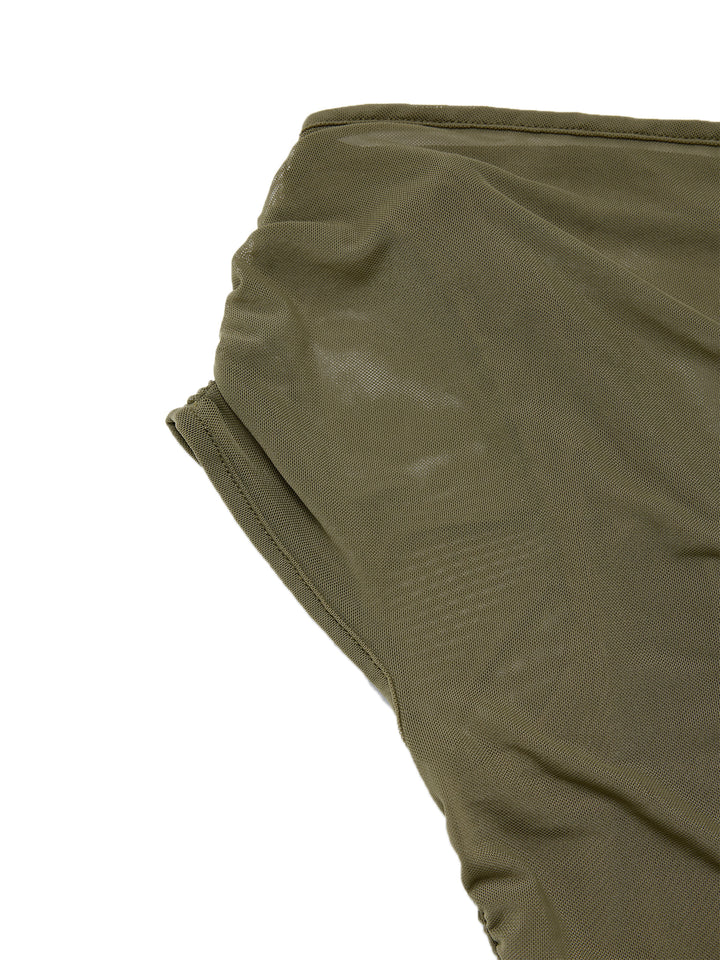 Casual 2 in 1 geräumte asymmetrische Hals Frauen oben