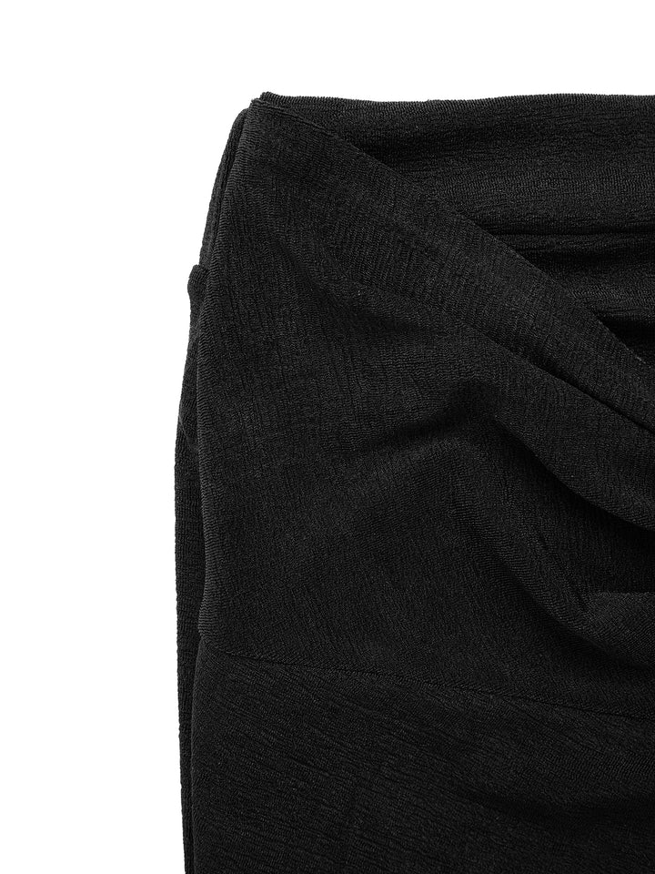 Straight Boho Tassel Twist Midi Women Skirt