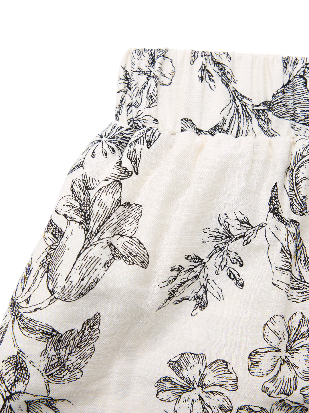 Una línea Boho Floral Round Neck Long Women Trajes de dos piezas