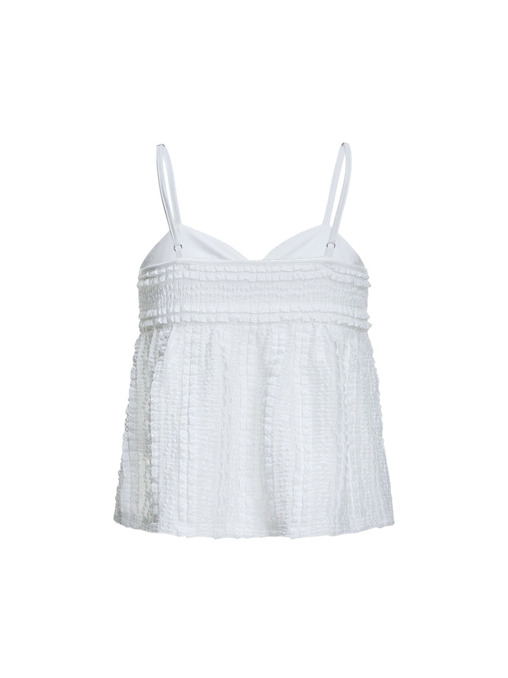 Cami Casual Frill Sweetheart Women Tank Tops & Camis