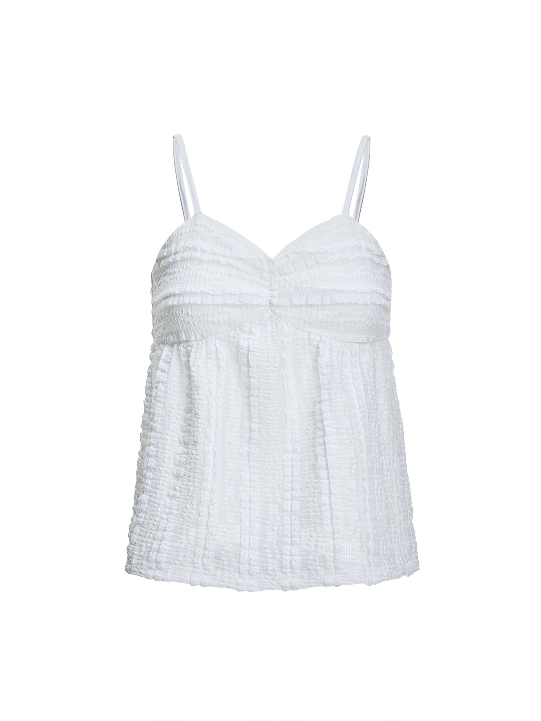 Cami Casual Frill Sweetheart Women Tank Tops & Camis